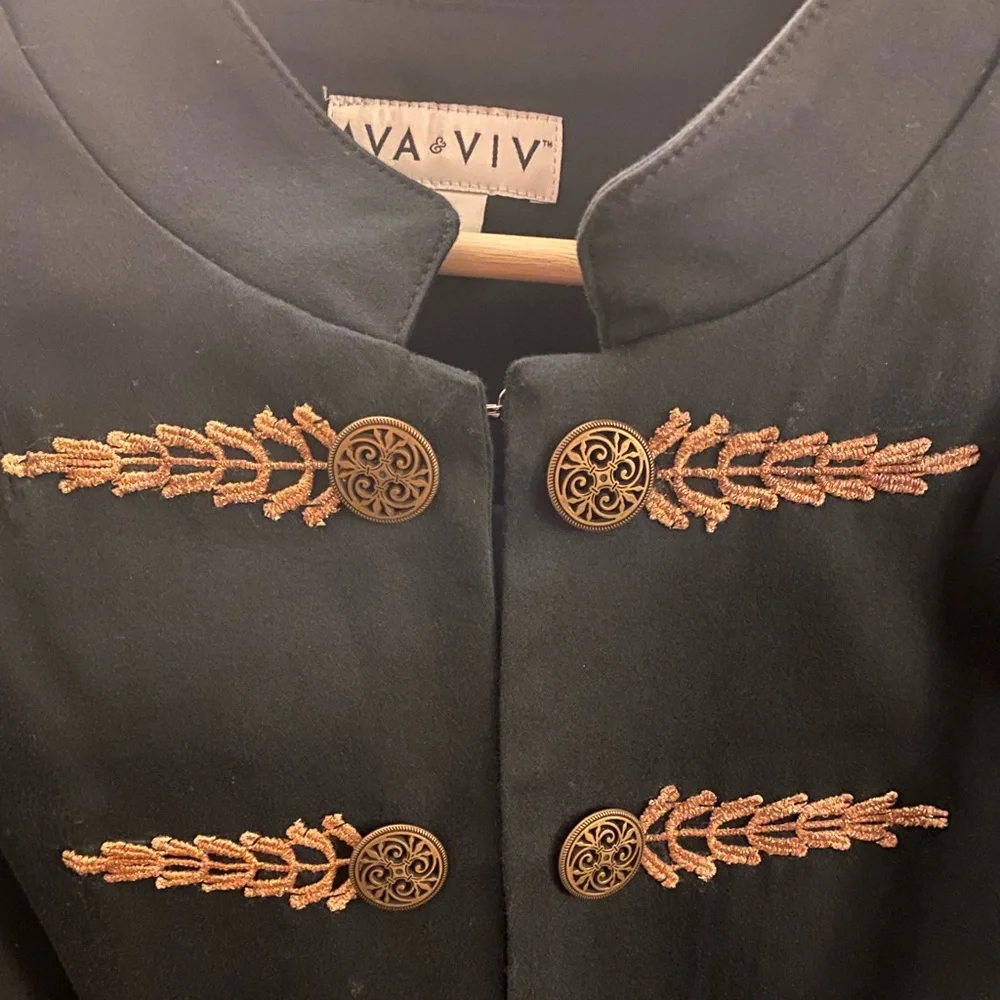 Ava & Viv Military Style Blazer - Picture 2 of 6